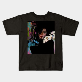 Abstract portrait Kids T-Shirt